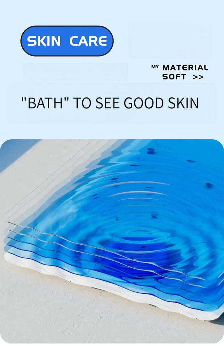 Brosse de Douche en Silicone Antidérapante – Massage & Soin du Corps