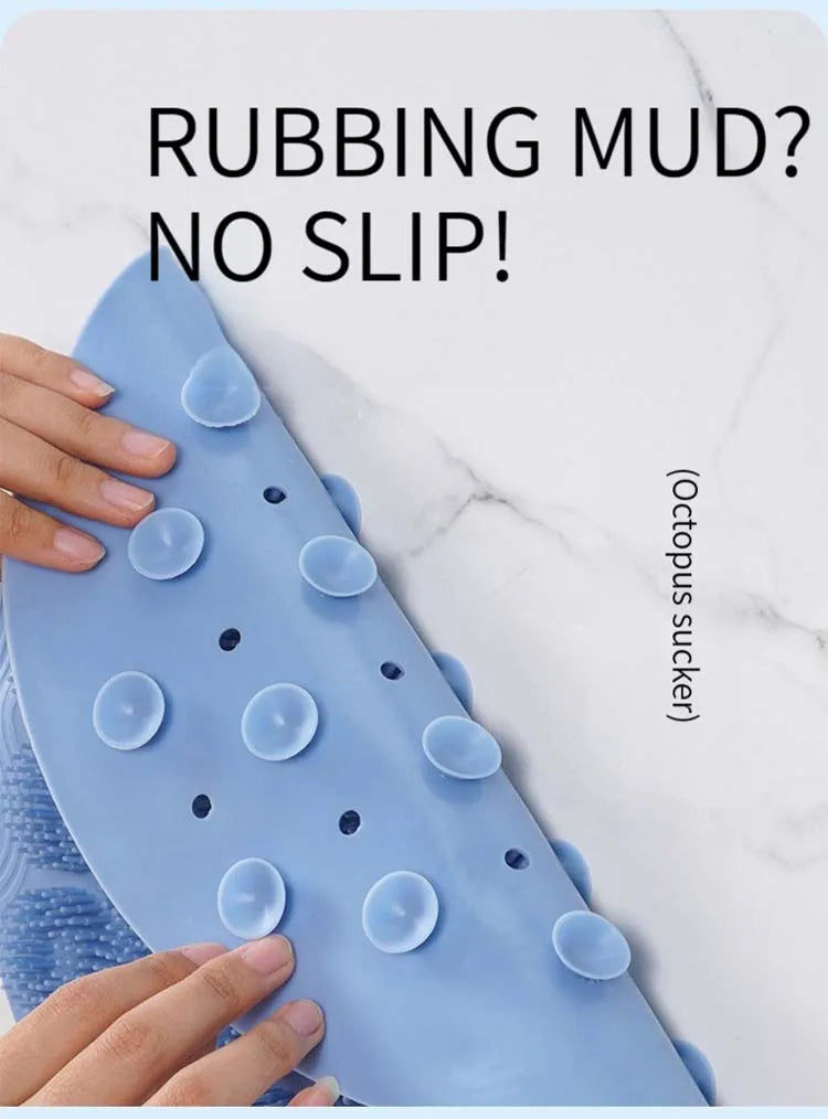 Brosse de Douche en Silicone Antidérapante – Massage & Soin du Corps