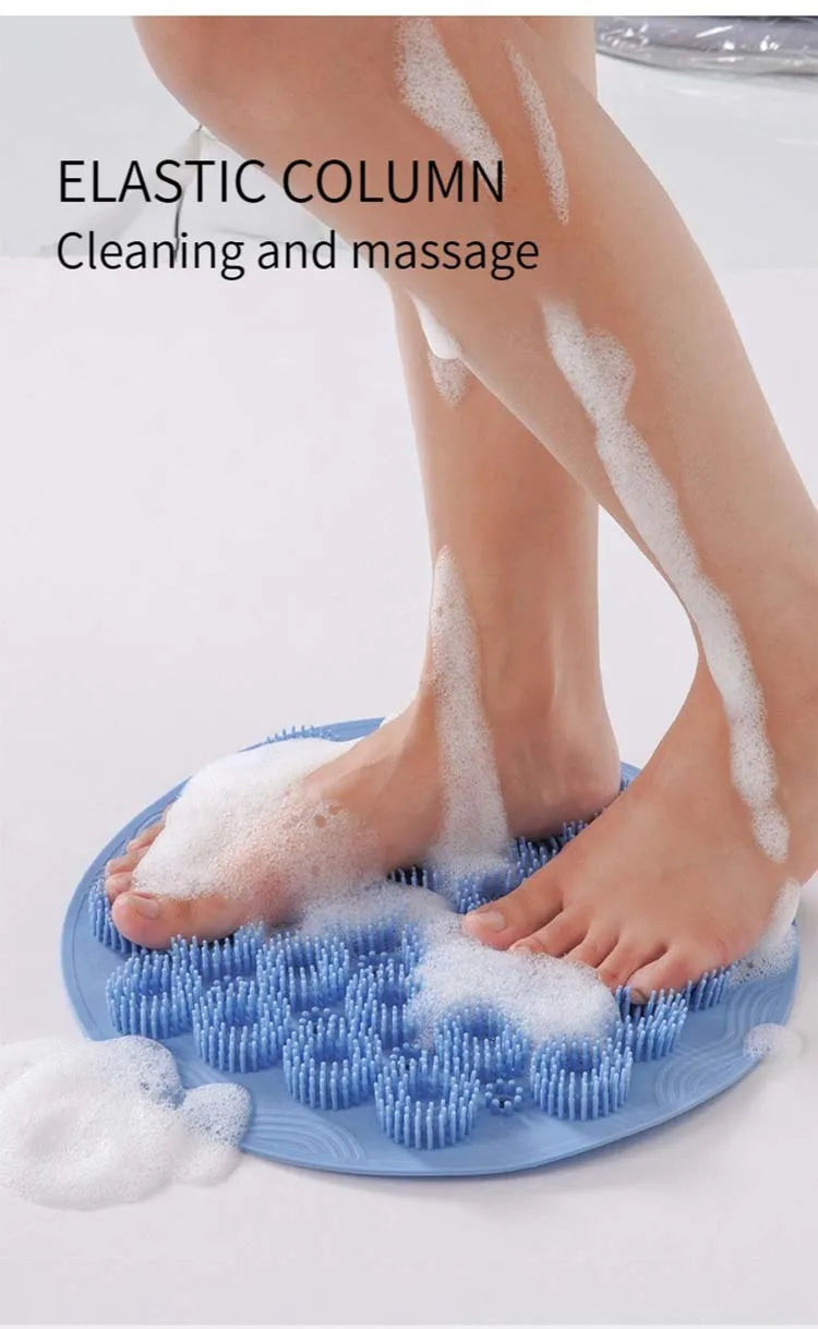 Brosse de Douche en Silicone Antidérapante – Massage & Soin du Corps