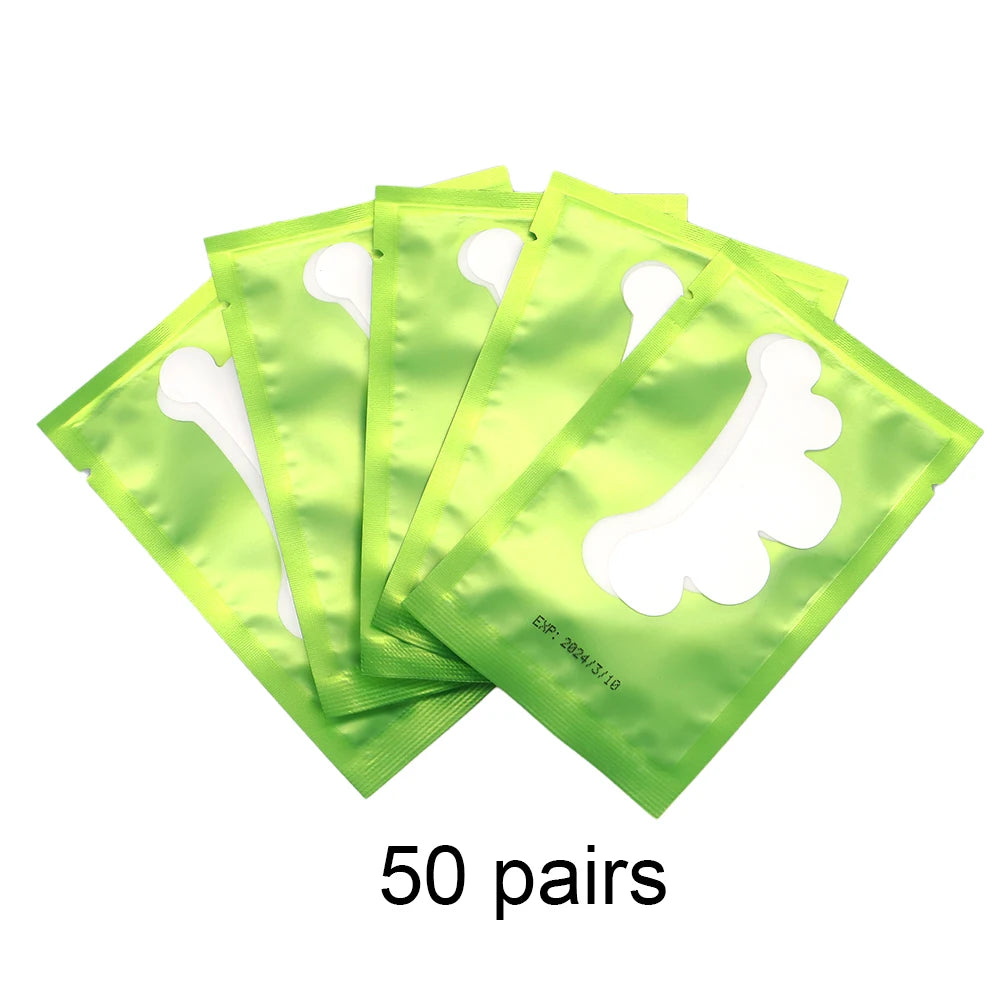 Patchs Hydrogel Professionnels pour Extensions de Cils – Lot de 20 ou 50 Paires