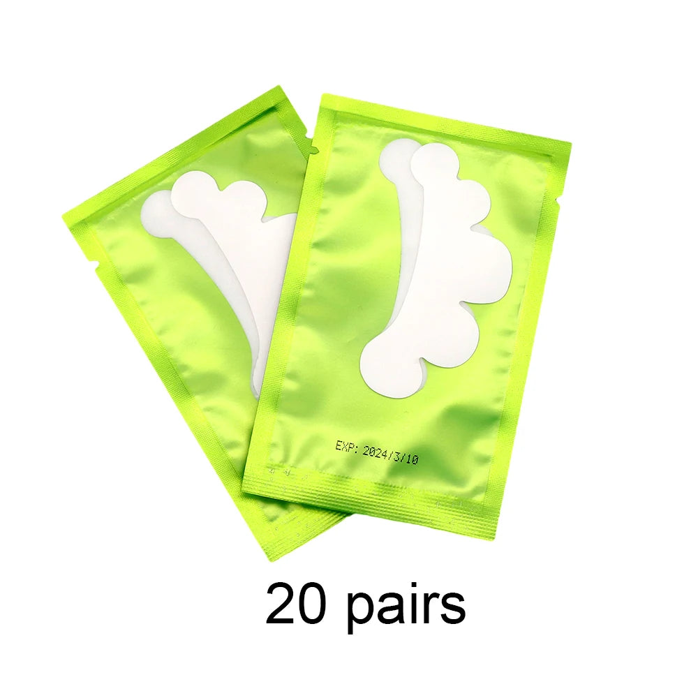 Patchs Hydrogel Professionnels pour Extensions de Cils – Lot de 20 ou 50 Paires