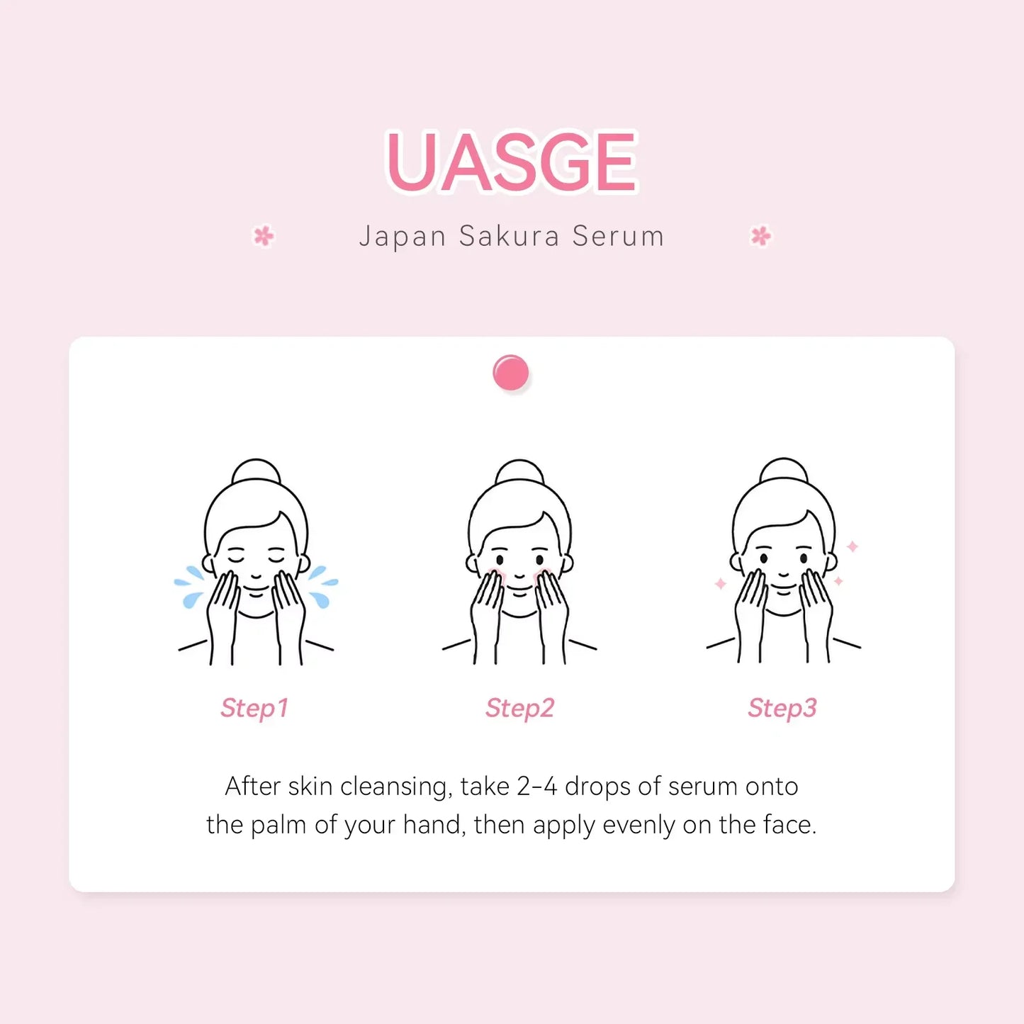 Sérum Éclaircissant Sakura – Anti-Âge, Hydratant & Anti-Taches | Illumine le Teint & Raffermit la Peau