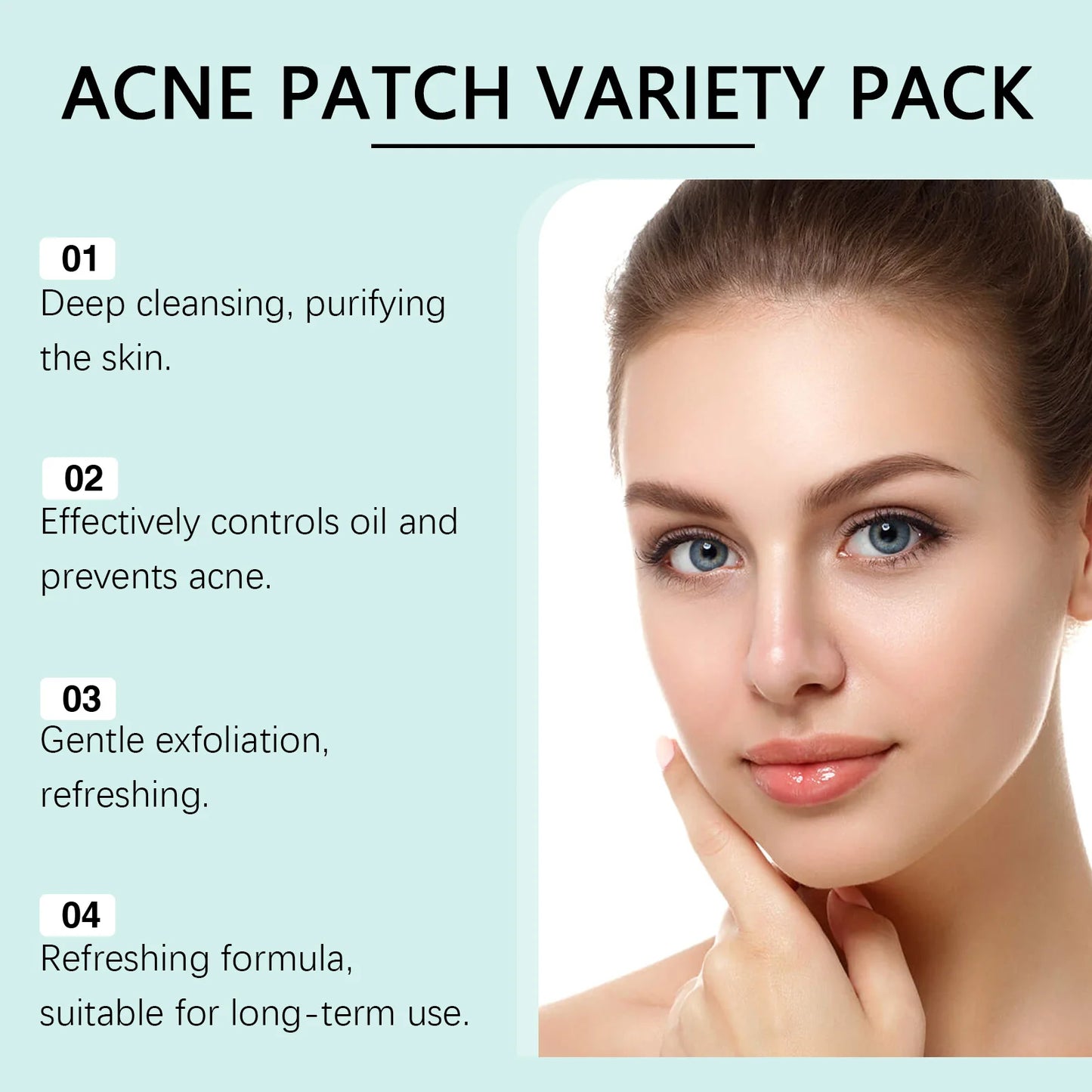 Patchs Anti-Acné Invisibles – Traitement Rapide aux Huiles Naturelles | 306 Patchs Professionnels