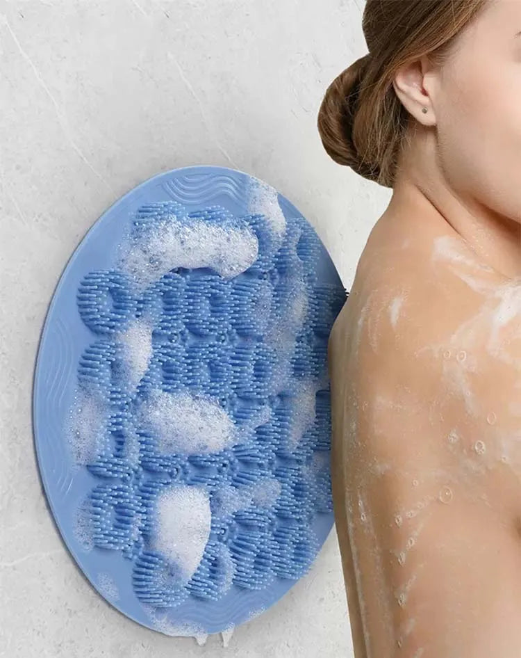 Brosse de Douche en Silicone Antidérapante – Massage & Soin du Corps