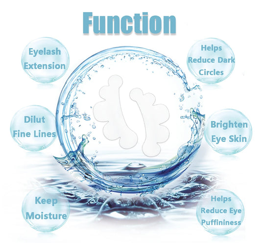 Patchs Hydrogel Professionnels pour Extensions de Cils – Lot de 20 ou 50 Paires