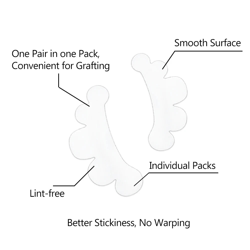 Patchs Hydrogel Professionnels pour Extensions de Cils – Lot de 20 ou 50 Paires